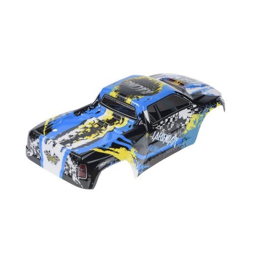 Car Shell - Part Number LG-SJ01BY - Blue and Yellow - Compatible with 1:10 LEGEND (Model with LED Lights)